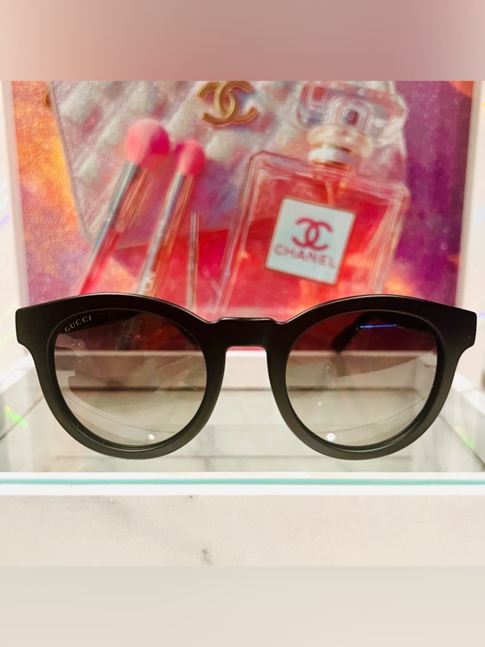 GUCCI Bio Based Round Gradient Sunglasses GG 3653/S EUC - Picture 6 of 14